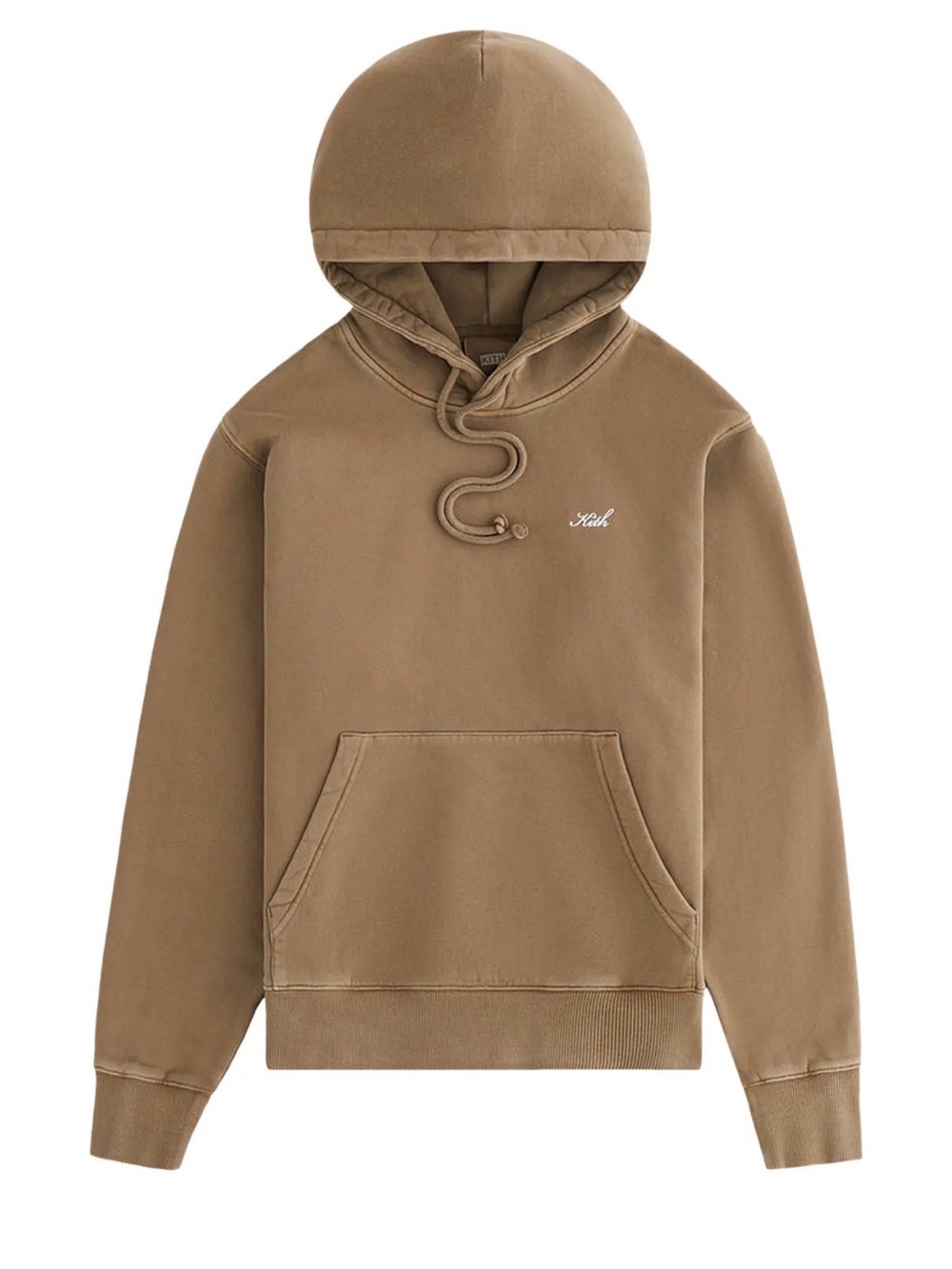 Kith Jane Hoodie II Brown Logo Hooded Pullover Women’s Large Kith 'Woodland'